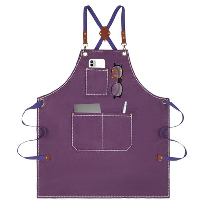 Aprons For Women Men With Large Pockets