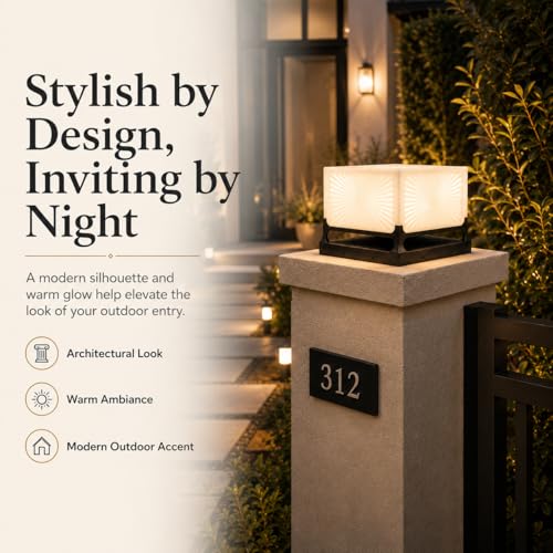 Modern Outdoor Post Light