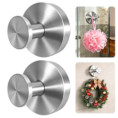 Suction Cup Hooks for Shower & Bathroom. Drill