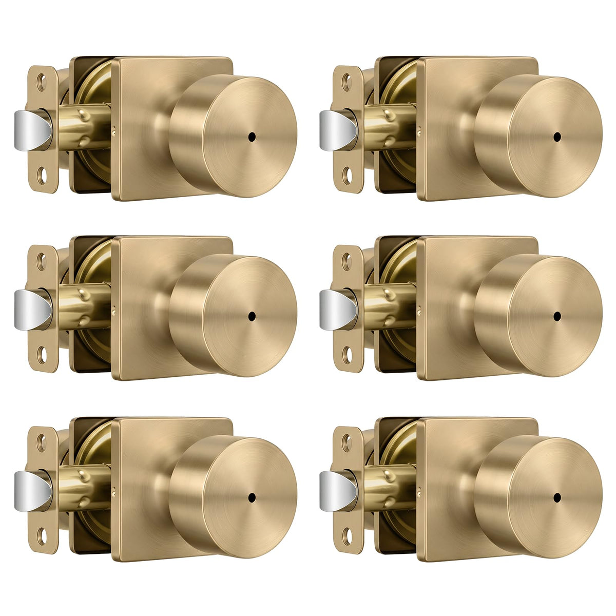 Champagne Bronze Door Knobs Interior (Champagne Bronze)
