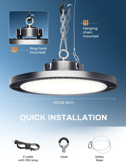 200W UFO Led High Bay Light (200W-6-PACK)
