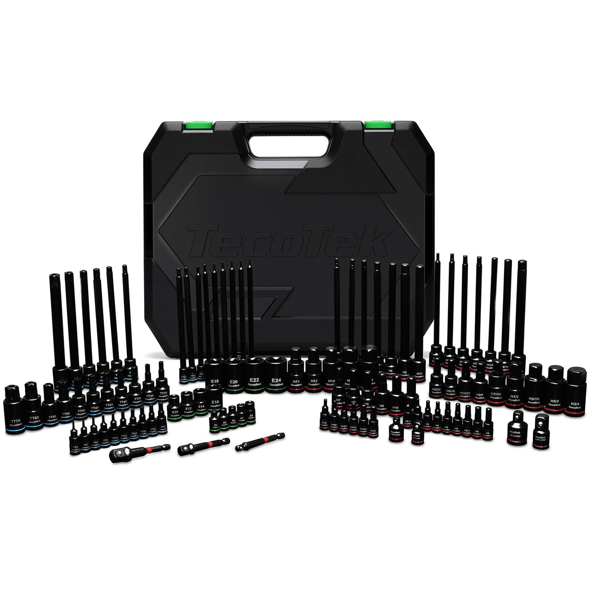 105PCS Master Allen and Torx Bit Socket Set (Hex/Tamper Proof Torx/E-torx Bit Socket)