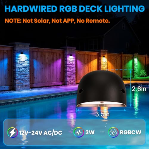 RGB Deck Lights Low Voltage