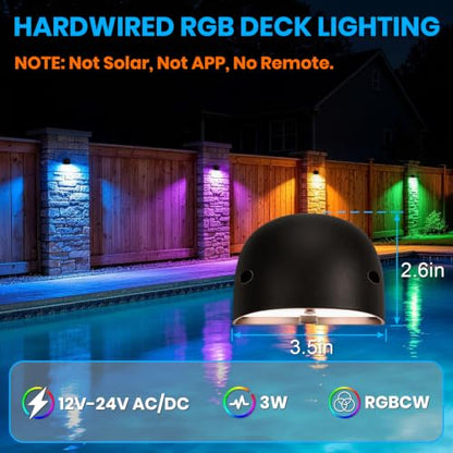 RGB Deck Lights Low Voltage