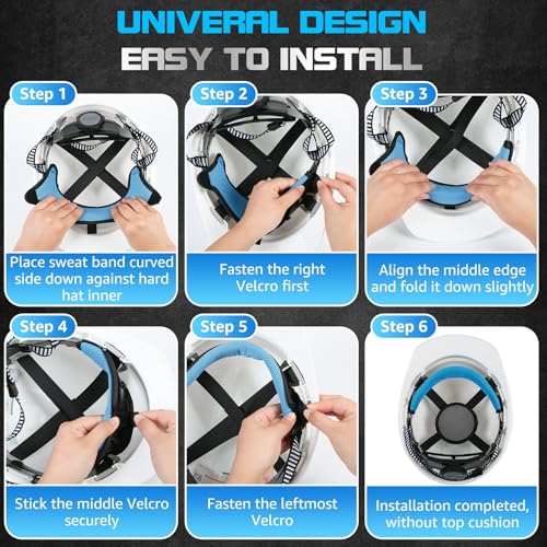 5 Pcs 12 Pcs Hard Hat Sweatband