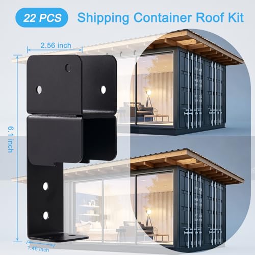 Shipping Container Specific Wooden Truss Brackets