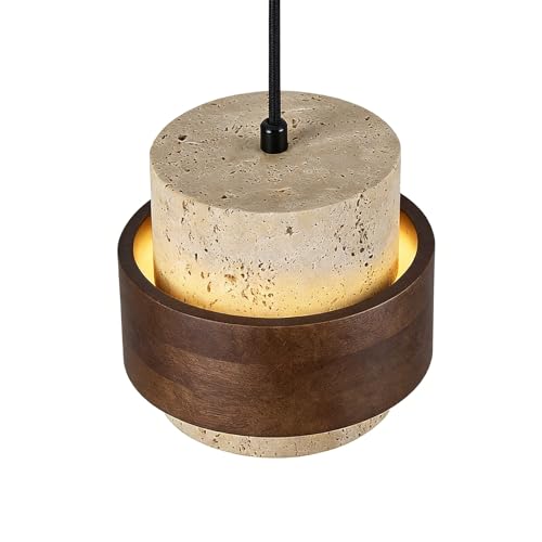 Natural Travertine Pendant Light