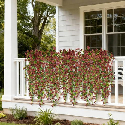 Artificial Fake Hanging Flowers Plants for Outdoor Summer Decoration