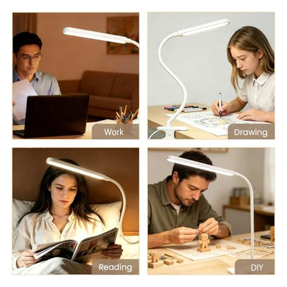 Clip on LED Light for Easel Painting & Nail Tech
