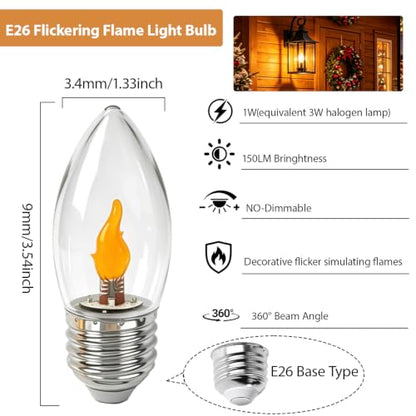 E26 Flame Effect Bulb