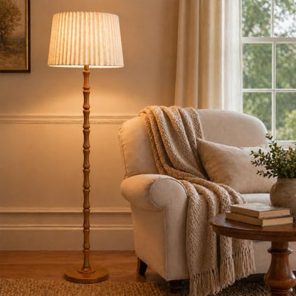 Real Wood Floor Lamp