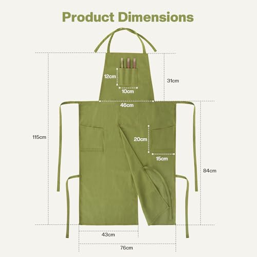Pottery Apron Split Leg