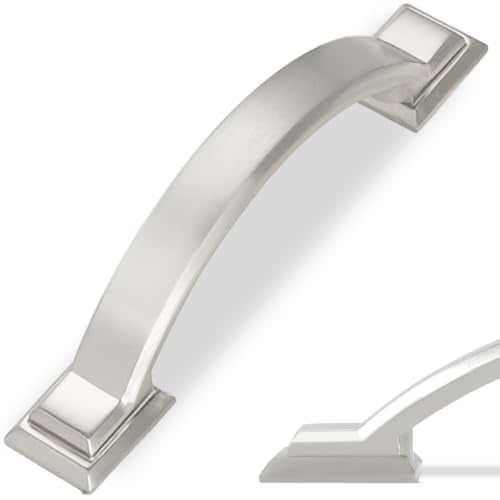 10 Pack 3 Inch (Brushed Satin Nickel / 3'' Hole Center(76mm))