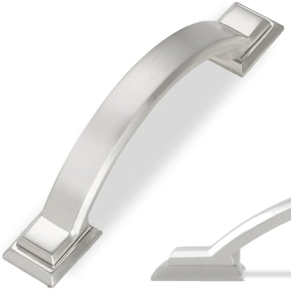 10 Pack 3 Inch (Brushed Satin Nickel / 3'' Hole Center(76mm))