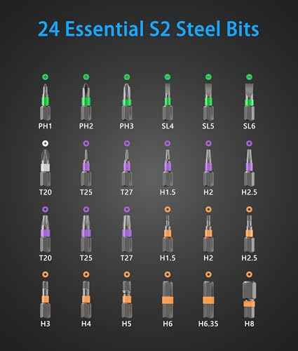 24 in 1 Magnetic Ratchet Screwdriver Set