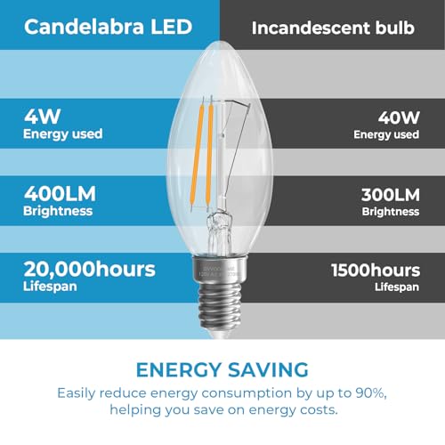 E12 Candelabra Light Bulbs