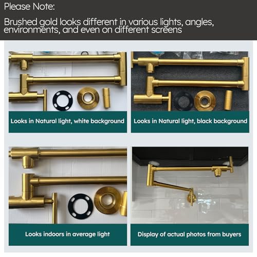 Pot Filler Wall Mount Stove Faucet