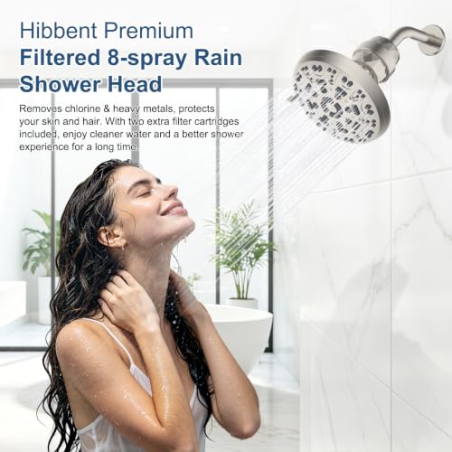 7'' Round High Pressure Filtered Rainfall Shower Head