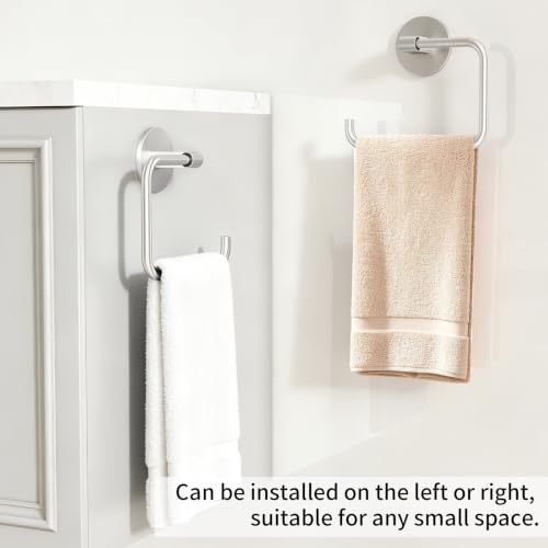 Adhesive Hand Towel Holder Brushed Nickel (Brushed Nickel)
