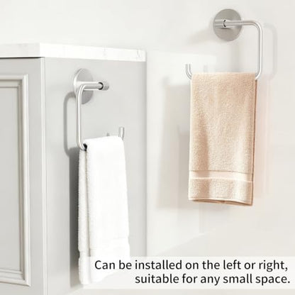 Adhesive Hand Towel Holder Brushed Nickel (Brushed Nickel)