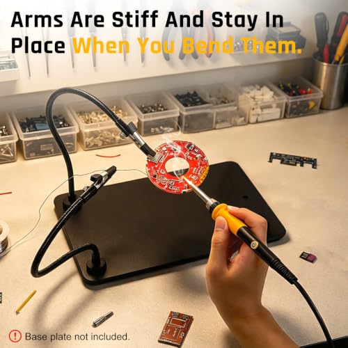 Magnetic Flexible Gooseneck Metal Magnetic Helping Hands Soldering Third Hand Tool