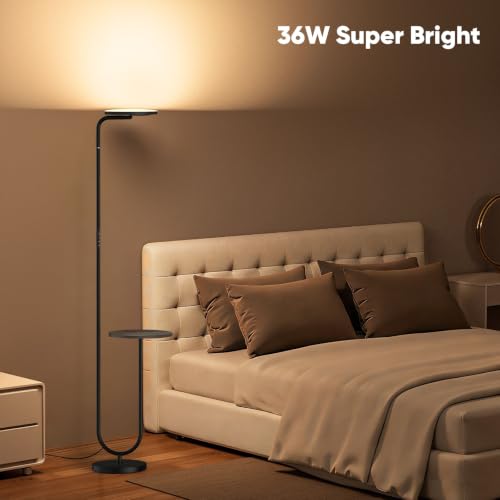 36W LED Floor Lamp with Table