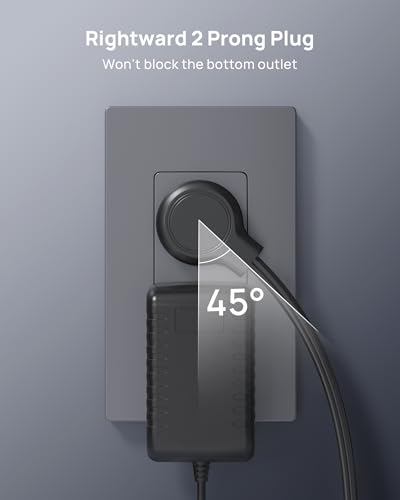 Flat Plug Extension Cord with 3 AC