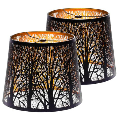 Metal LampShade 7.9x9.8x7.9 inch Set of 2