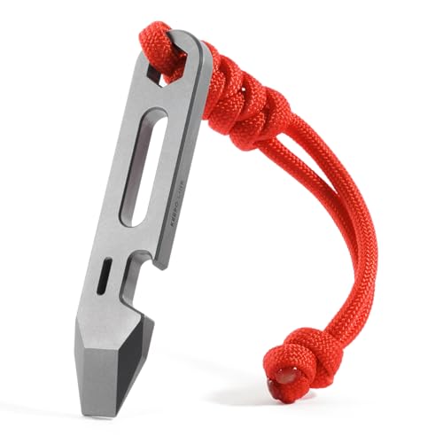 Titanium EDC Pry Bar with Bottle Opener