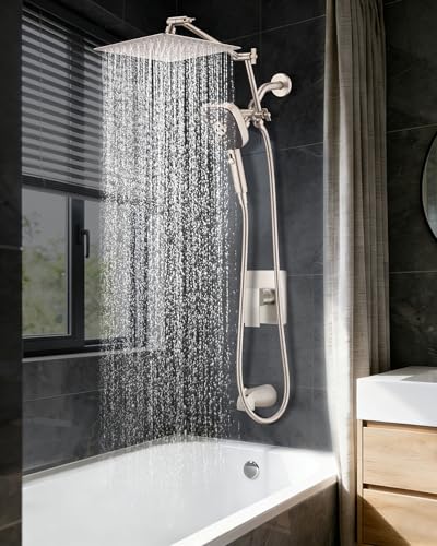 10" Rain Shower Head with Handheld Combo