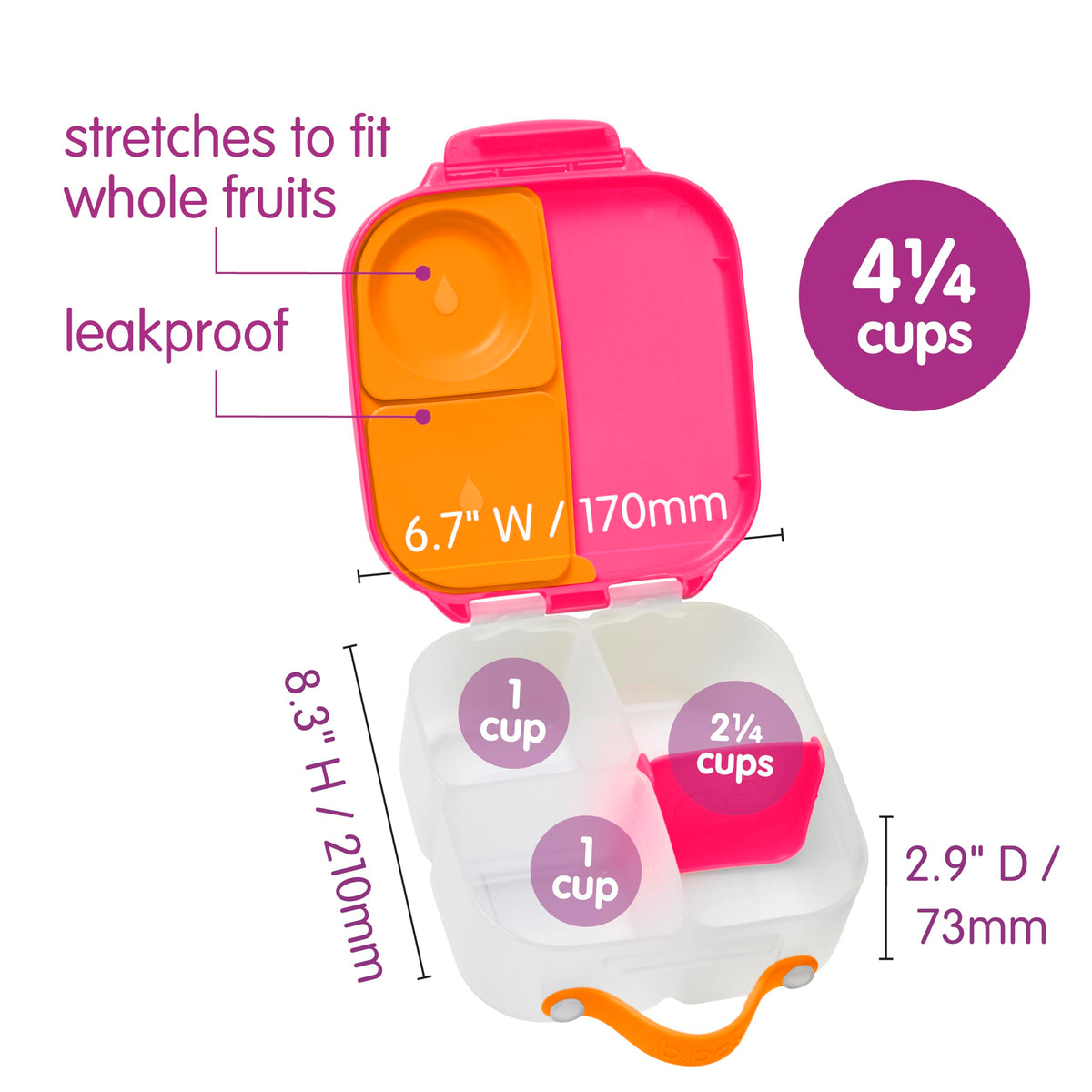 Mini Lunch Box 2 (Lilac Pop + Strawbrry Shake / 2-pack)