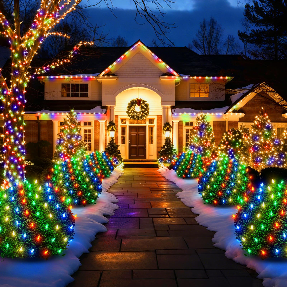 Christmas Net Lights Outdoor (Multi-1PCS)