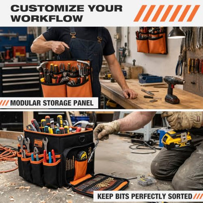 10 Inch Tool Bag Organizer with Detachable Divider