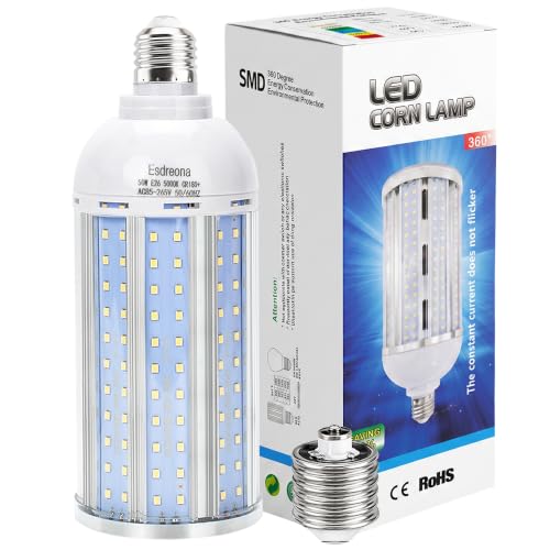 LED Corn Cob Daylight 5000K LED Corn Light for Garage Workshop Warehouse