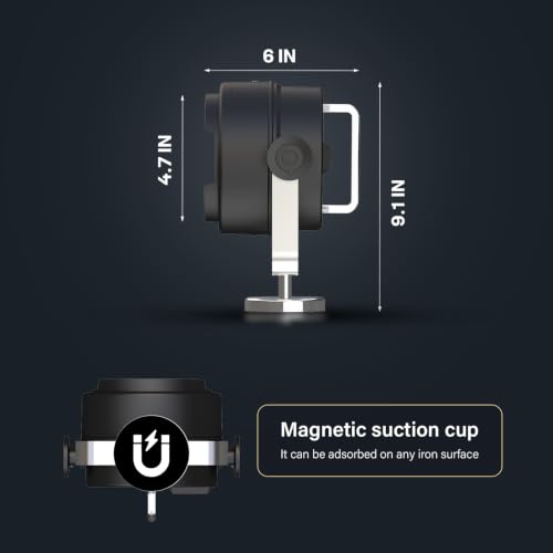 Spotlight Searchlight 12V DC Work Light with Magnet Base for Marine Trucks Boat Home Security Farm Field Protection Emergency Lighting