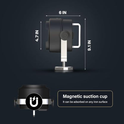 Spotlight Searchlight 12V DC Work Light with Magnet Base for Marine Trucks Boat Home Security Farm Field Protection Emergency Lighting
