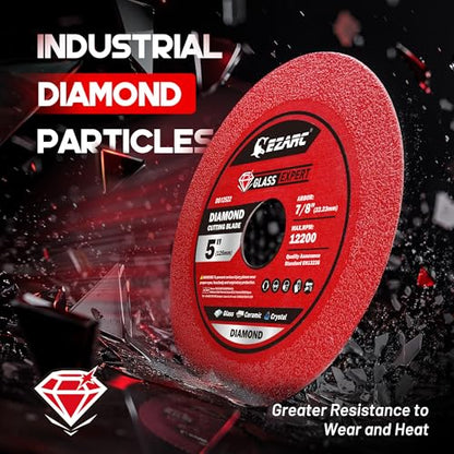 5 Inch Diamond Blade for Tile Ceramic Glass (5 Inch)