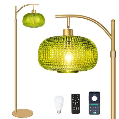 Glass Floor Lamp for Living Room