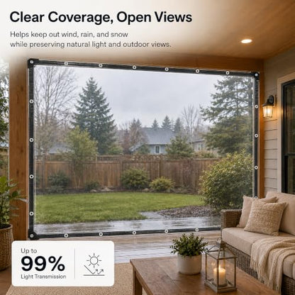Clear Tarp Heavy Duty Waterproof