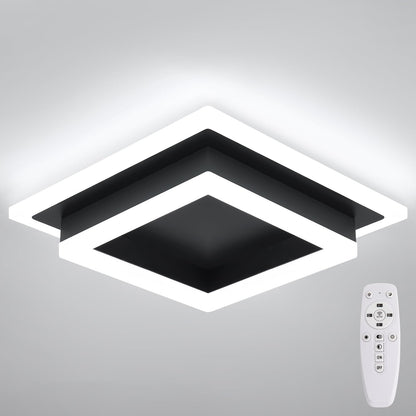 Modern LED Ceiling Light (Black / 10.62 Inches)