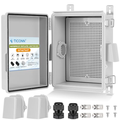 Outdoor Electrical Box with Ventilation Holes
