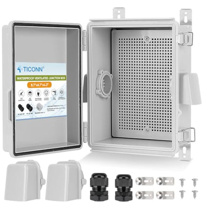 Outdoor Electrical Box with Ventilation Holes