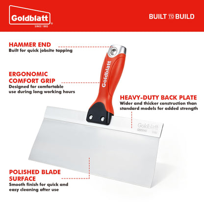 10" Stainless Steel Drywall Taping Knife (10")