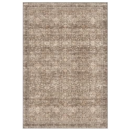 4x6 Area Rugs (Dark Brown / 4' x 6' (Rectangular))