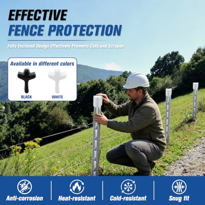 Safe T Shaped Post Caps