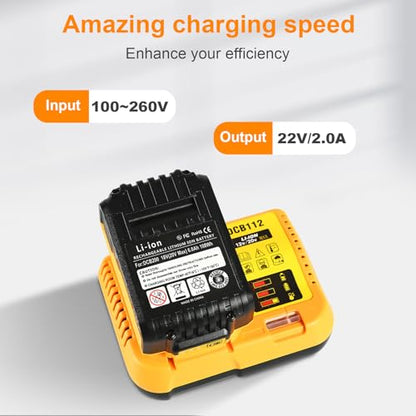 DCB112 Charger Repalcement for Dewalt 12v
