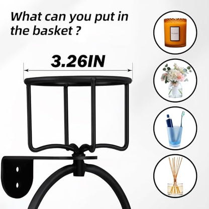 Towel Hook Bath Towel Ring with Shelf