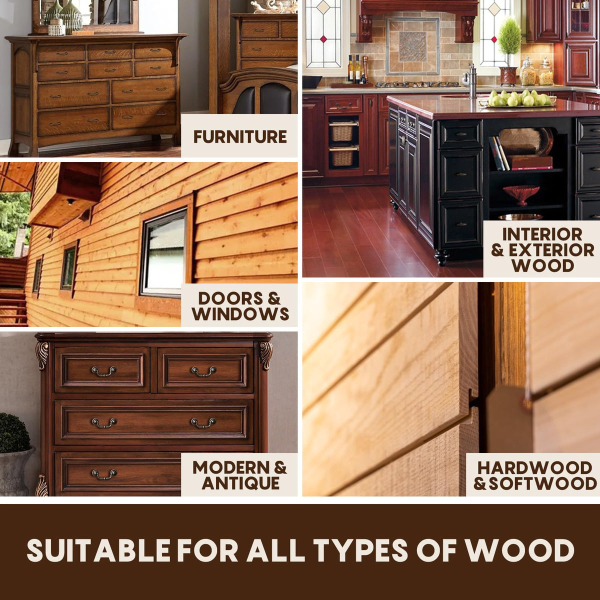 Wood Stain Walnut Wood Stain (Walnut / 17 Fl Oz)