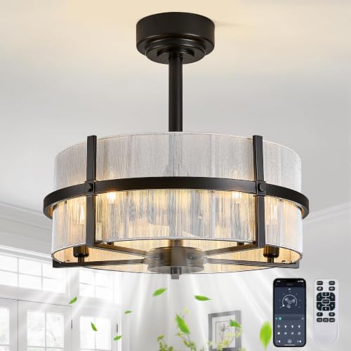 Chandelier Ceiling Fan with Light
