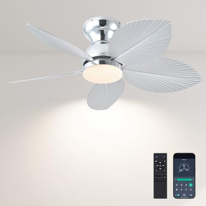 RGB Tropical Ceiling Fans with Lights